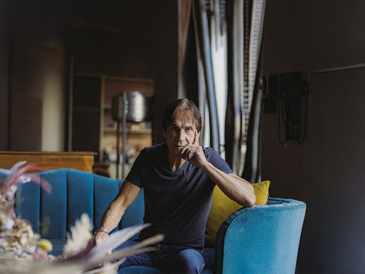 Conceptual artist and advertiser Jean-Remy von Matt featured on SUPERMARQUE LE BLACK SOFA event banner