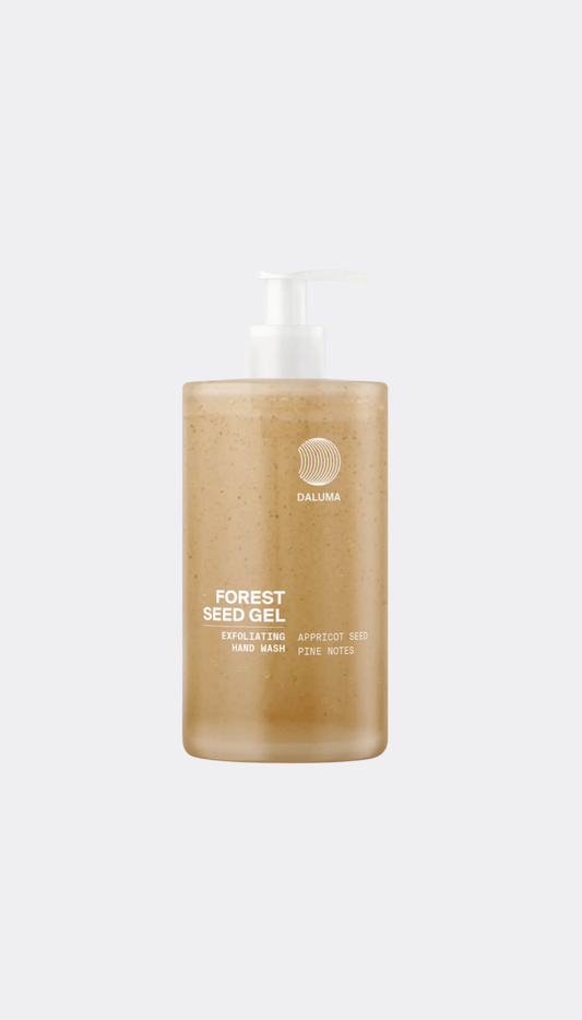 DALUMA Forest Seed Gel exfoliating hand wash with apricot seed and pine notes