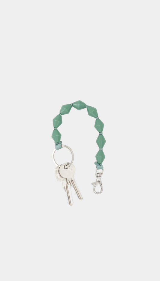 Sage ZigZag Keychain